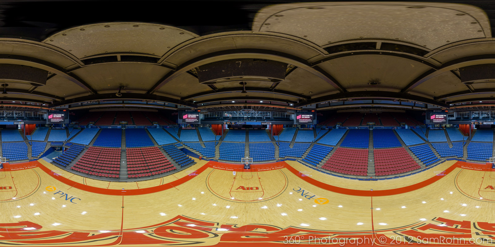 University Of Dayton Arena :: 360° Virtual Tour :: Sam Rohn 360 ...